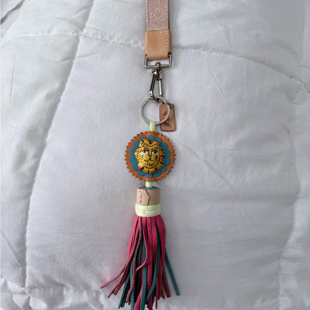 Consuela Multicolor Tassel Keychain